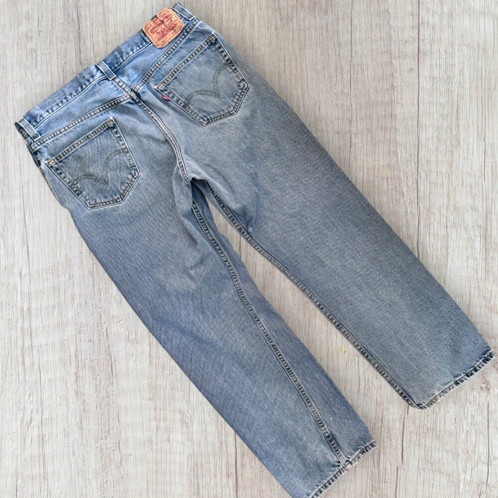 Levi's 505 Vintage 2009 Regular Fit Straight Leg Jeans Men's 36 X 32